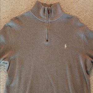 Men’s polo 1/4 zip sweater
